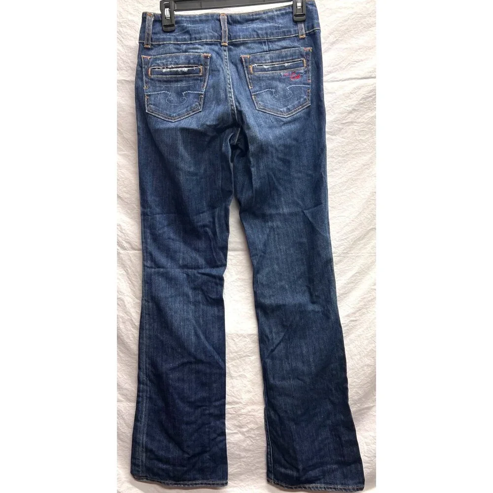 Blue Cult Womens Denim Jeans Phantom Wash Flare Leg Size 28 - Picture 2 of 4